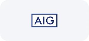 AIG corporate insurance logo, key partner in JVRC's enterprise risk management offerings
