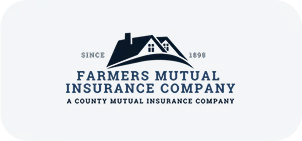 Farmers Mutual Insurance logo, reliable mutual coverage integrated into JVRC's portfolio